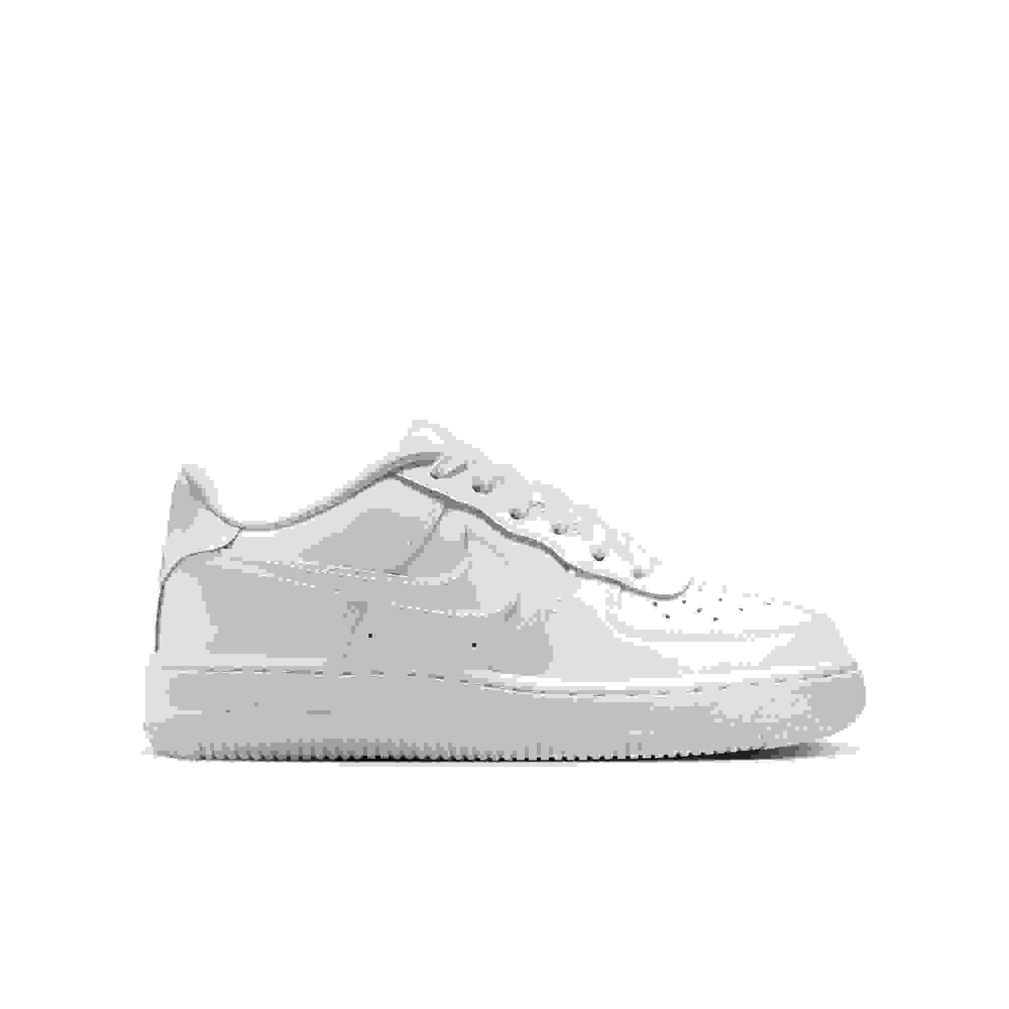 Nike Air Force 1 Grade School Boys' "White Patent" Shoe